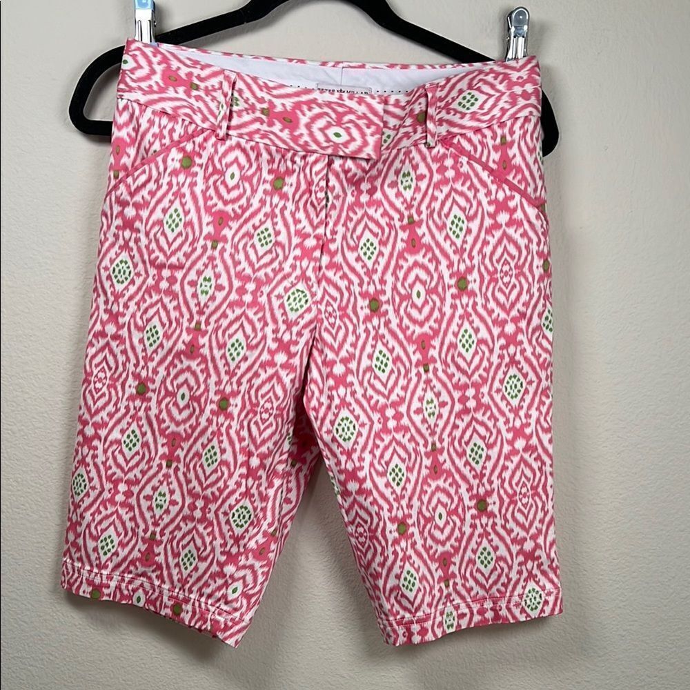 Pink Patterned Women's Shorts